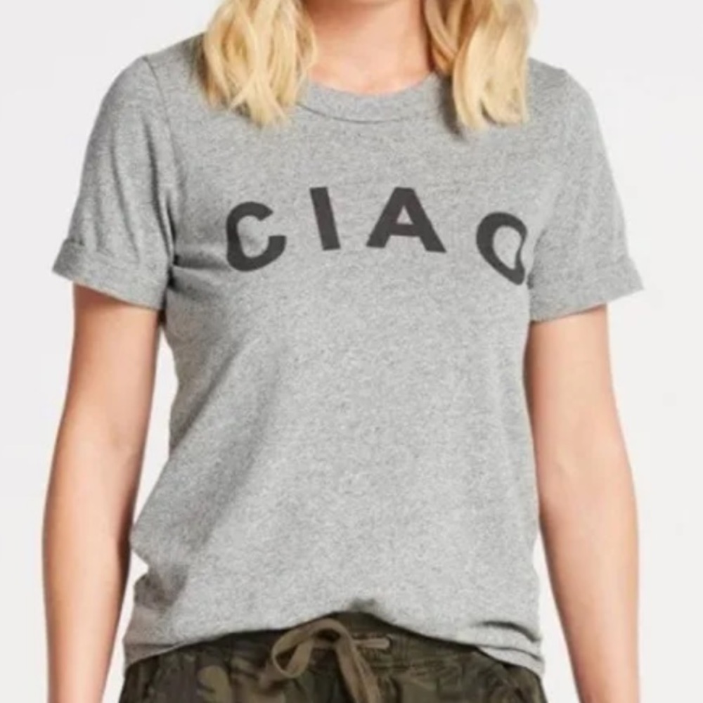 ANTHROPOLOGIE Ciao graphic tee